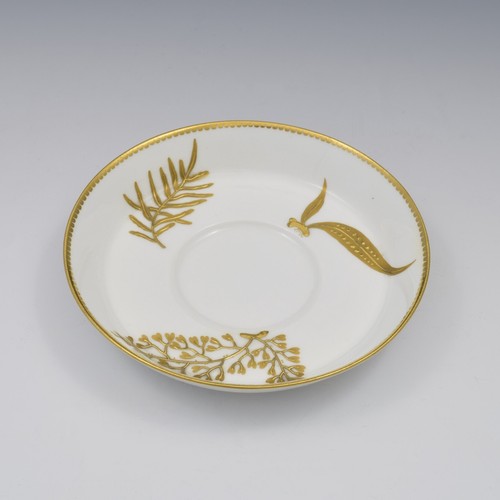 Fine Royal Worcester Porcelain Aesthetic Movement Style Gilt Cup & Saucer Antiqu - Picture 9 of 17