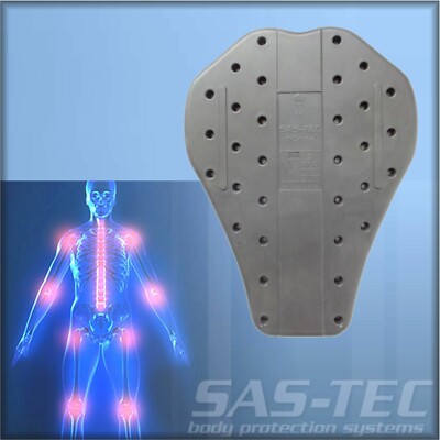 SAS-TEC viscoelastischer Rückenprotektor SC-1/14 für Lederkombi/Jacke 35 cm lang
