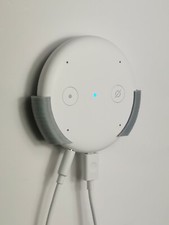 Image of Wall Bracket Mount For Amazon Echo Input In Grey