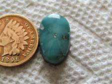 Campitos Turquoise Cabochon 7.2 carat Iron Pyrite Blue cab