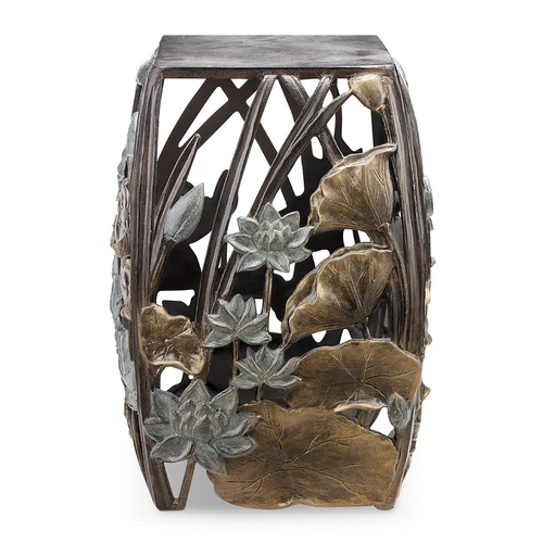 SPI Home Water Lilies Garden Stool - Thumbnail 4