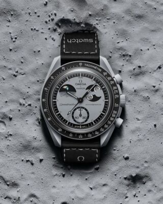 Swatch x Omega Moonswatch Mission To Earthphase 黑色 灰色 全新-