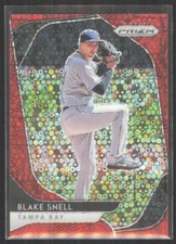 2020 Panini Prizm Tier 3 Quick Pitch Red Donut Circle Blake Snell /149 #207