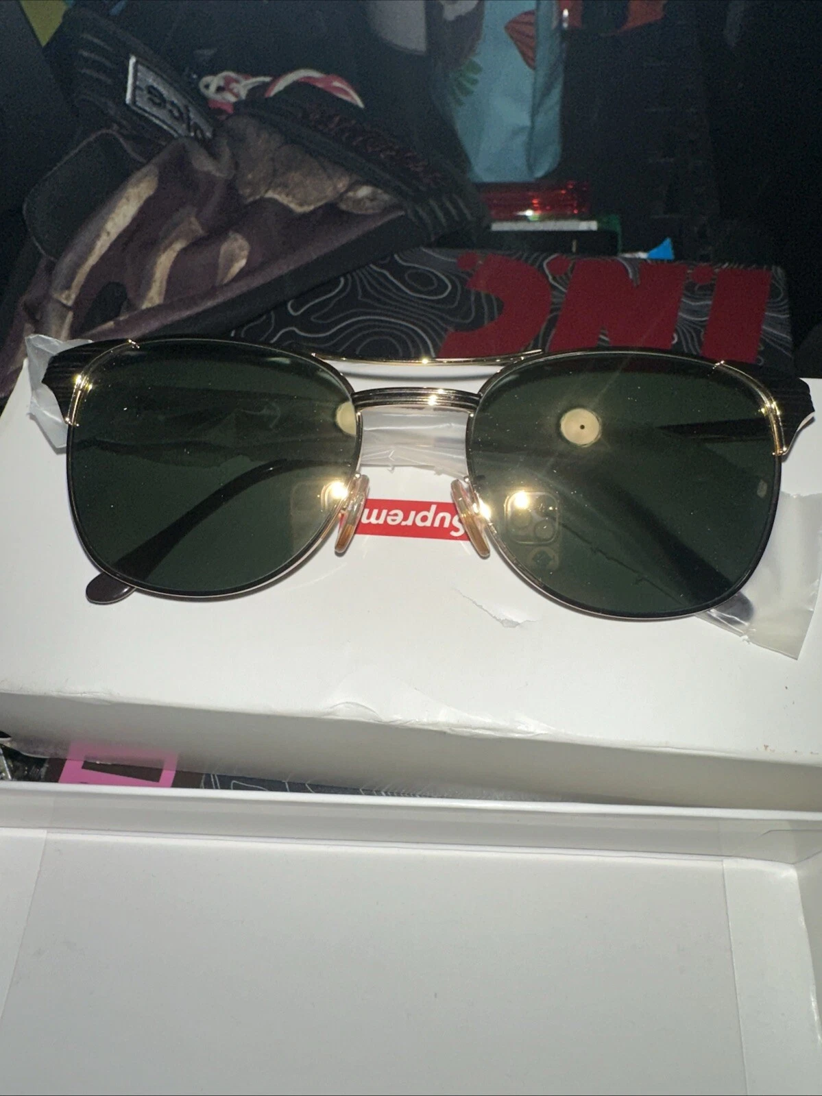 Lunettes de soleil S/S 2016 Supreme Drifter + étui