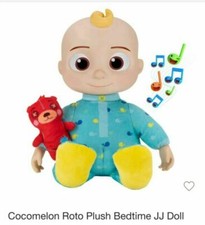 Cocomelon Musical Bedtime JJ Doll with Plush Tummy and Roto Head