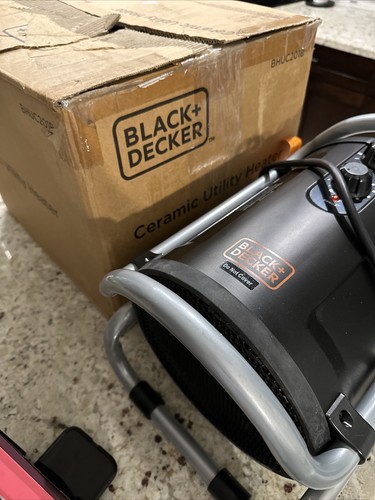 New Black & Decker 1500w Ceramic Utility Heater - Open Box Works Perfect Tested - Picture 12 of 12