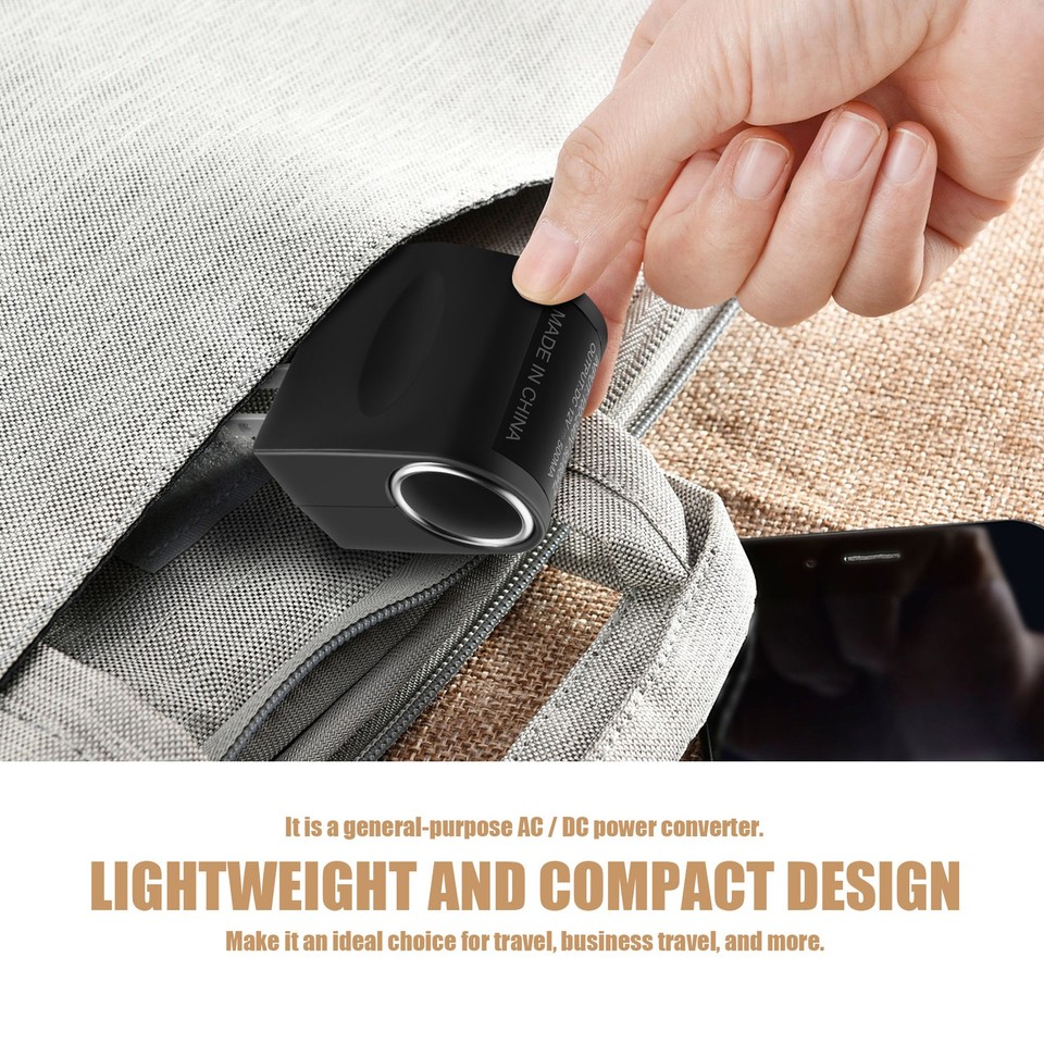 AC DC Wandler Steckdose Versorgung AC 110V - 220V auf Auto DC 12V ...