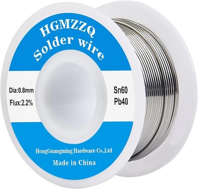 60/40 Rosin Core Solder Wire 0.8mm 50g Tube
