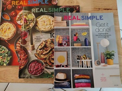  Lot of 3-Real Simple Magazines
