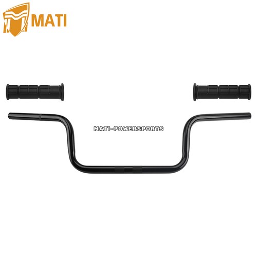 Black Handlebar w/Grips for Polaris Sportsman 500 4x4 6x6 Touring HO 2001-2013 - Picture 3 of 12