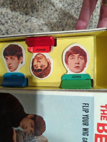 1964 The Beatles Flip Your Wig Game Milton Bradley Complete Good Cond - Picture 10 of 14