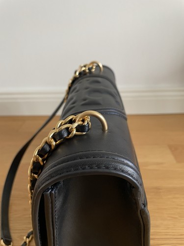 Tory Burch Fleming Schultertasche Handtasche Schwarz Neuwertig - Bild 6 von 9