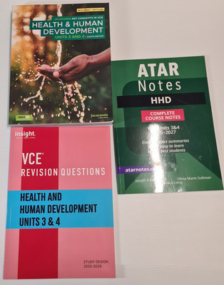 VCE Health Human Development Units 3 & 4 Bundle Jacaranda ATAR Notes LATEST HHD