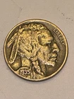 1935-S BUFFALO NICKEL VERY FINE (VF) - Business Strike - Strong Example