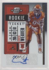 2020 Panini Contenders Optic Rookie Ticket Auto Curtis Weaver #185 Auto 1m1a