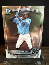 2025 Bowman - Chrome Prospects Fabian Lopez #BCP-19 (RC)