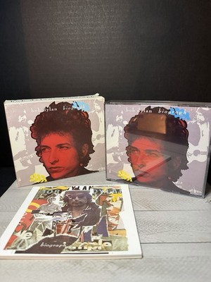 Vintage Bob Dylan Biograph  3 Disc CD BOX SET And Booklet Complete