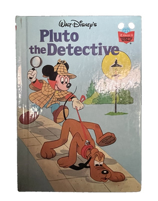 Walt Disney's ''Pluto the Detective'' - First Edition Vintage 1980
