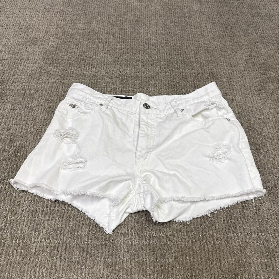Pantalones cortos Armani Exchange blancos con bolsillos para mujer talla 2 Foto 4 de 4