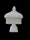 Vintage Westmoreland 10" Milk Glass Candy Dish Wedding Cake Box READ
