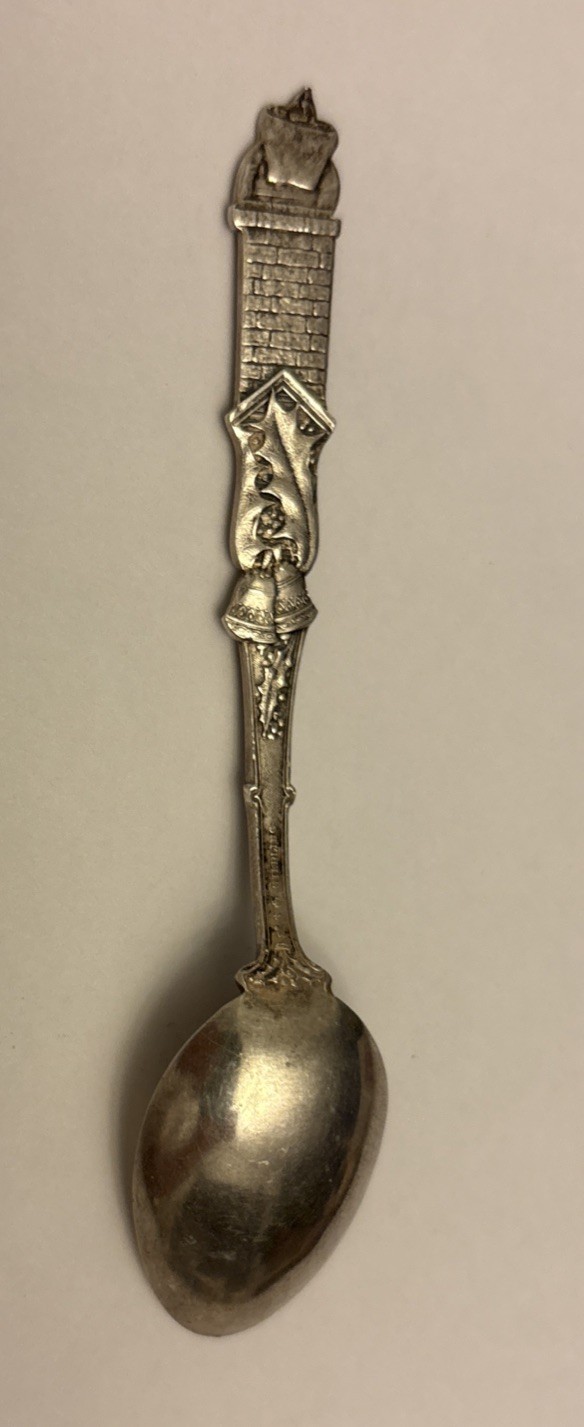 Vintage Night Before Christmas Spoon Sterling Silver.925 *Nice*
