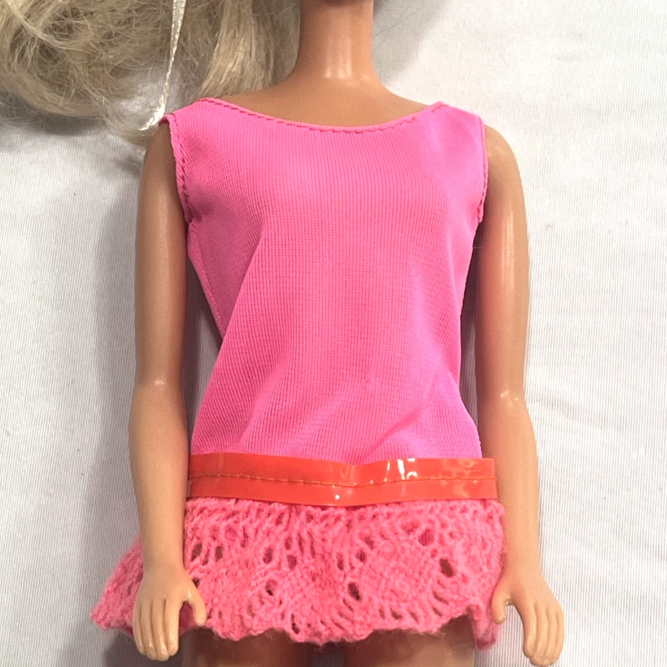 De colección 1970 Mattel Barbie/PJ Original Rosa Traje de Baño y Gafas de Sol Burbuja ~ En muy buena condición Foto 2 de 4
