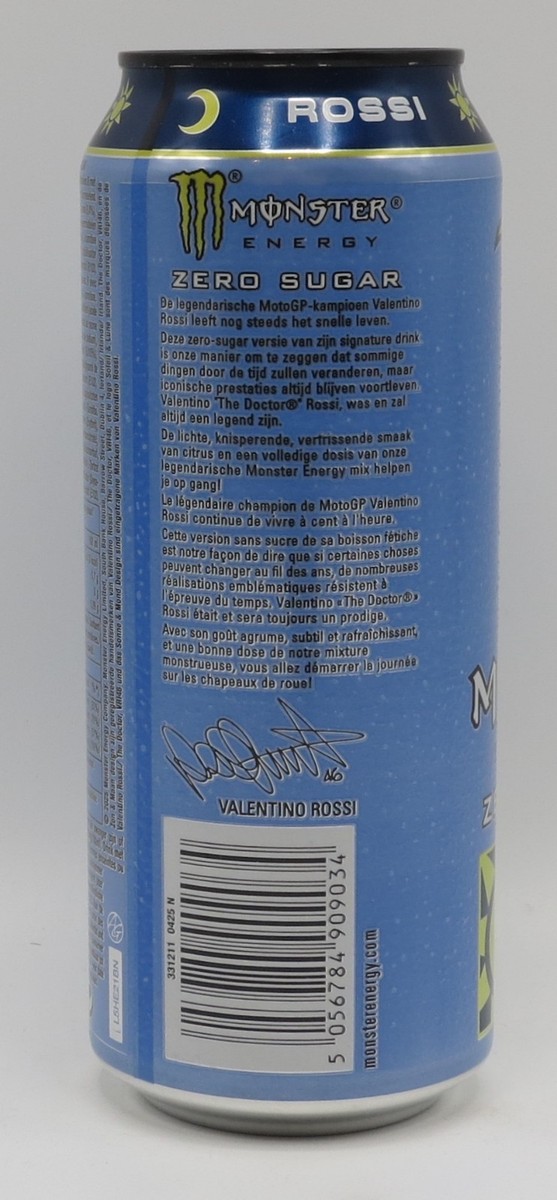 2025 NEW Monster Energy Zero Sugar VR46 Valentino Rossi 500ml full