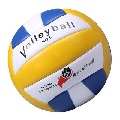 1pc Standard Volleyball Ball PU Volleyball für Trainingsspiele im Freien (blau)