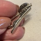 Vintage N.Y.K. Line embossed flag badge on a tie pin/clip-Maritime advertising — photo 5