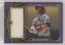 2022 Topps Triple Threads Single Jumbo Relics Amethyst 5/36 Paul Goldschmidt v1x