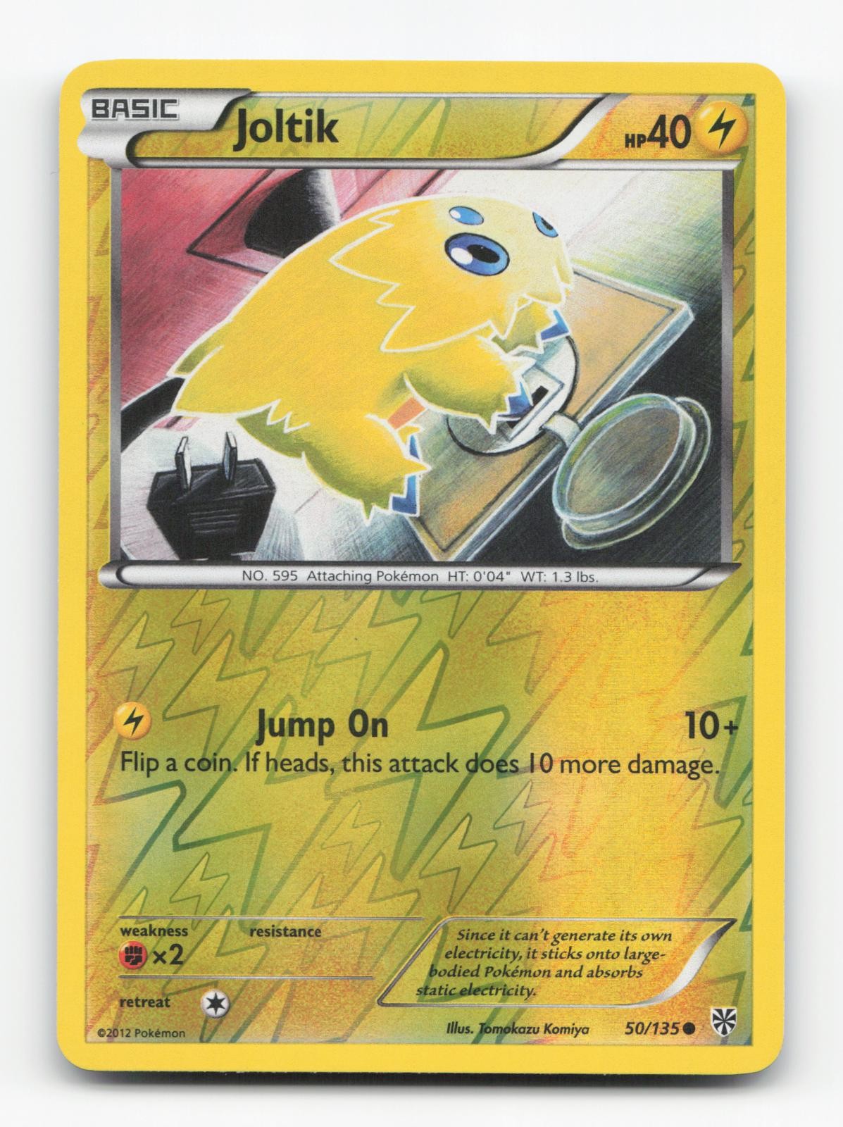 Pokemon TCG - Joltik 50/135 Lightly Played Common Plasma Storm Reverse Holo