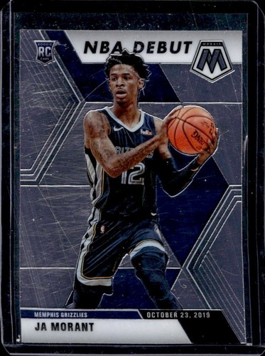 2019-20 Panini Mosaic Ja Morant RC Rookie NBA Debut #274 Grizzlies
