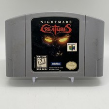 N64 Nightmare Creatures (Nintendo 64, 1998) Authentic TESTED! Fast Shipping!