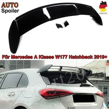 Für Mercedes A Klasse W177 Dachspoiler Heckspoiler A45 Optik Schwarz Lackiert