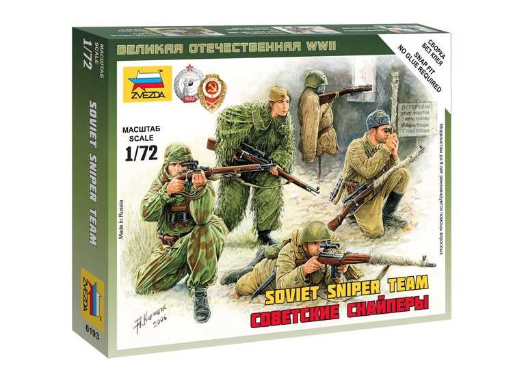 Zvezda ZV6193 1/72 - Soviet Sniper Team
