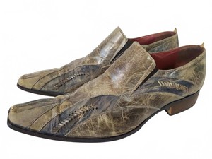 Jo Ghost Gray Leather w Metal Studs Casual/Dress Shoes Made In Italy US 8 EU 41 Jo Ghost Shoes | eBay main image 4