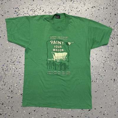 Vintage 90s Screen Stars Paint Your Wagon 1990 Shirt USA Single Stitch L