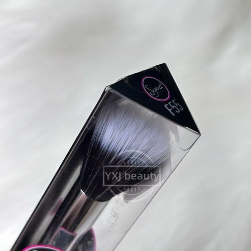Neu Sigma Beauty F55 kleine Duo Faserbürste ~ schwarz & chrom ~ volle Größe ~ eingestellt - Bild 3 von 6