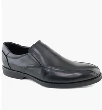 New Marc Joseph New York Men's Cascade Street Black Leather Loafers Size 9.5 M