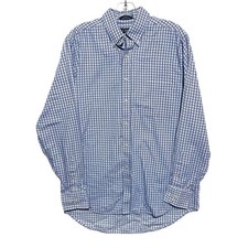 Chaps Classic Fit Button Down Shirt Men 15.5 34/35 Wrinkle Free Business Casual