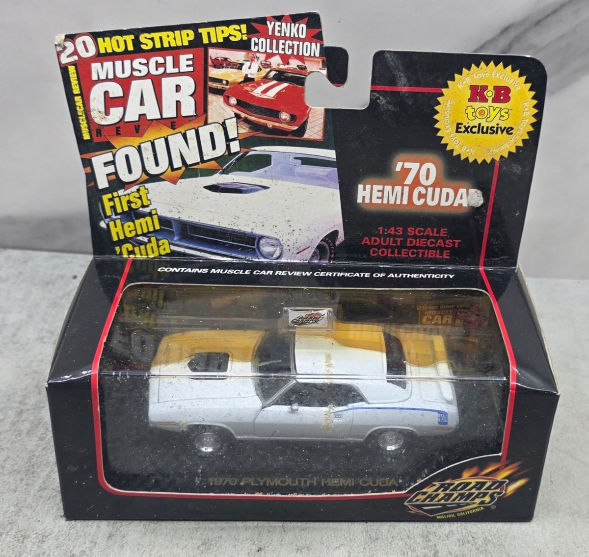 Road Champs 1:43 1970 Plymouth Hemi Cuda KB Toys Exclusive NIB | eBay