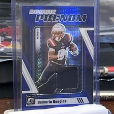 2023 Donruss Optic #RP-DD Demario Douglas Rookie Phenom Blue Hyper