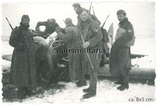 Orig. Foto 16.PD mit Rata Polikarpov I-15 Flugzeug Wrack am MIUS Russland 1941