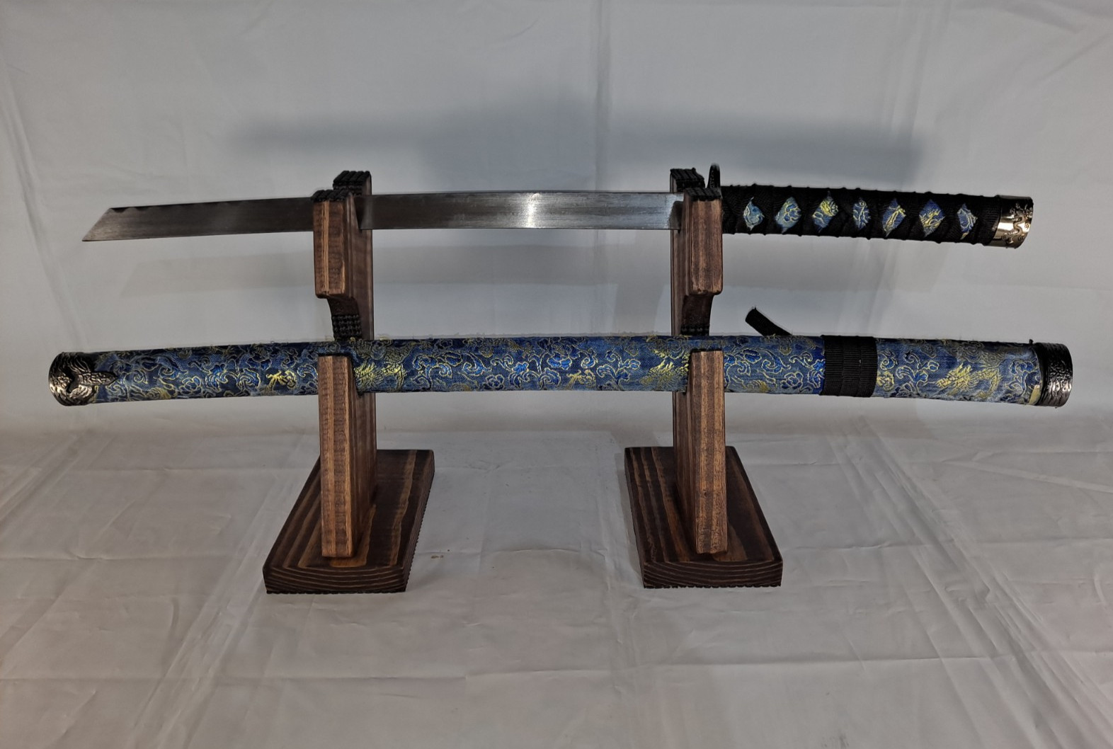 Display Stand/Rack (only) for 1 Sword & Scabbard Tabletop 2pc Katana/Dagger/Dojo