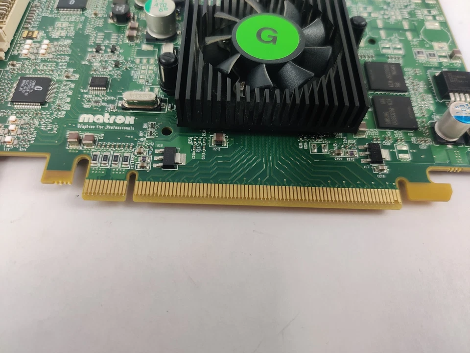 Matrox Parhelia PH-E128APVF PCIe DIN8 Dual DVI Video Card F7197-03 Rev A - Image 4 of 4