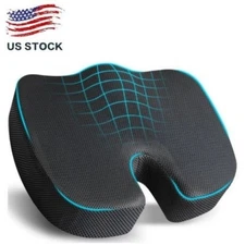 Seat Cushion Office Chair Memory Foam Car Seat Pad Coccyx Tailbone Pain Relief