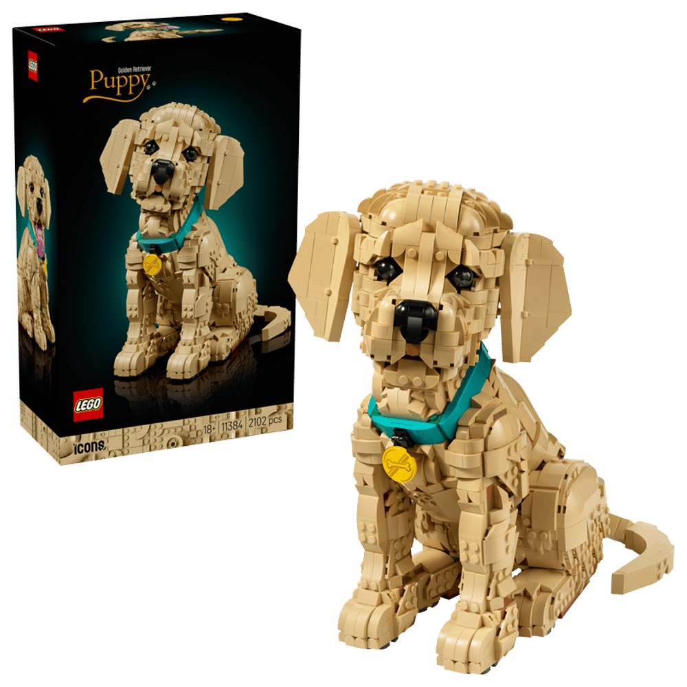 Lego Women's Icons Golden Retriever Puppy - Animal Figure 11384 64 Multi - Image 2