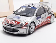 1:18 PEUGEOT 206 WRC PANIZZI TDC Rally 2002 silver gray OTTO LTD 2000PCS ONLY