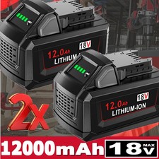 2PACK 12.0Ah For Milwaukee For M18 Extended Capacity Battery 48-11-1860 18volt
