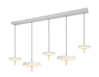 Trio-Leuchten Pendelleuchte Keaton Dh 30X150 Cm Grau HäNgelampe